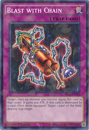 Blast with Chain [BP03-EN194] Shatterfoil Rare | L.A. Mood Comics and Games