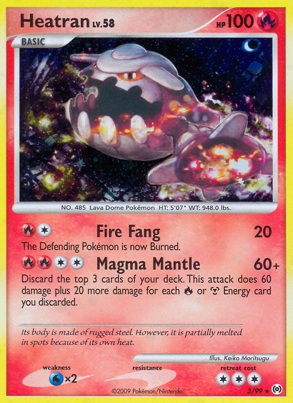 Heatran (3/99) [Platinum: Arceus] | L.A. Mood Comics and Games