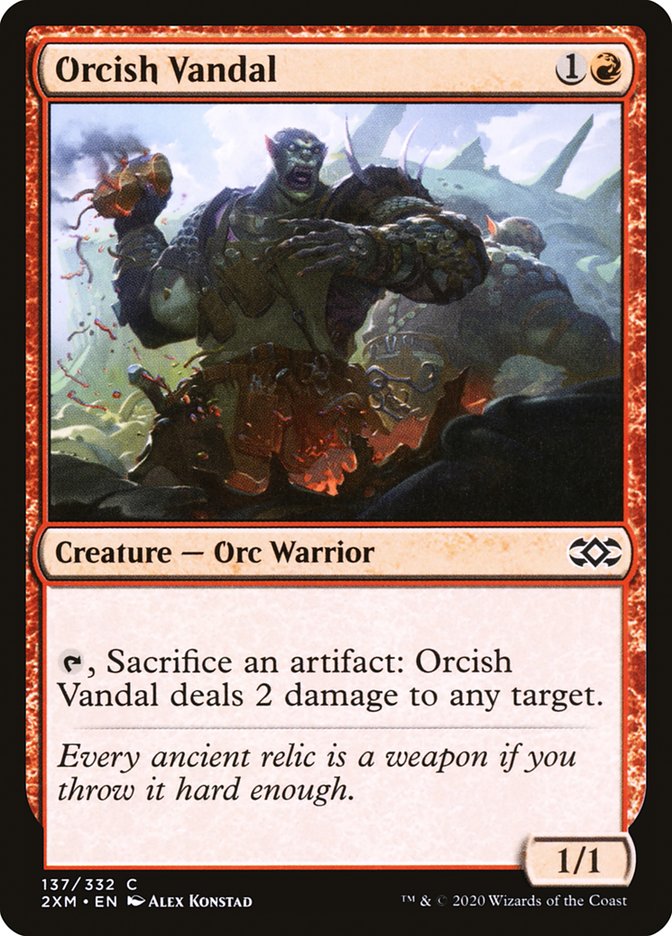 Orcish Vandal [Double Masters] | L.A. Mood Comics and Games