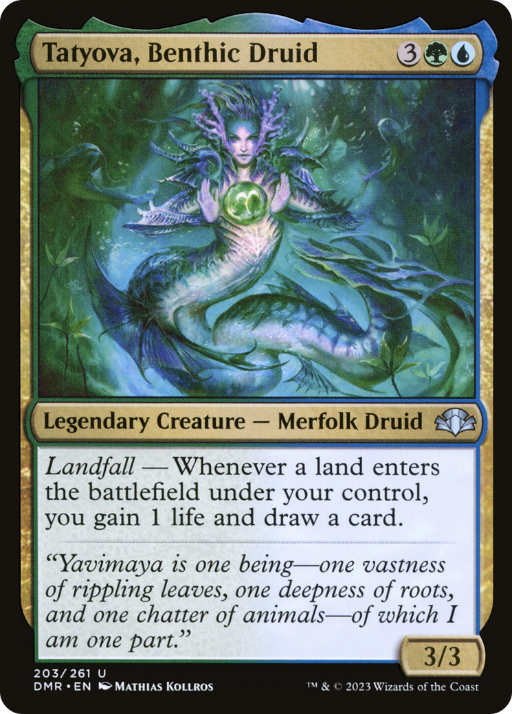 Tatyova, Benthic Druid [Dominaria Remastered] | L.A. Mood Comics and Games