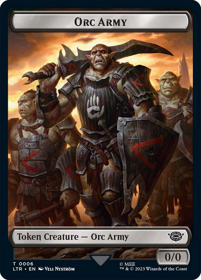 Orc Army Token (06) [The Lord of the Rings: Tales of Middle-Earth Tokens] | L.A. Mood Comics and Games