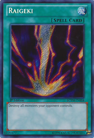 Raigeki [LCYW-EN054] Secret Rare | L.A. Mood Comics and Games