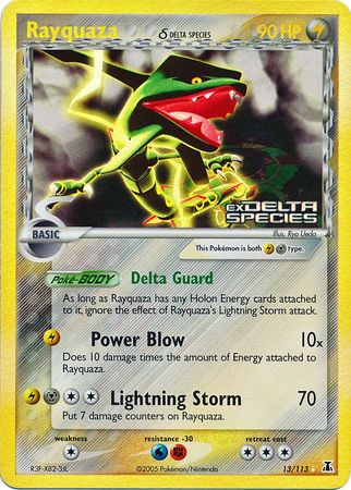 Rayquaza (13/113) (Delta Species) (Stamped) [EX: Delta Species] | L.A. Mood Comics and Games