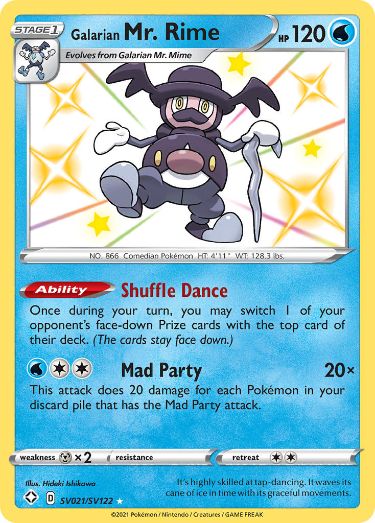 Galarian Mr. Rime (SV021/SV122) [Sword & Shield: Shining Fates] | L.A. Mood Comics and Games