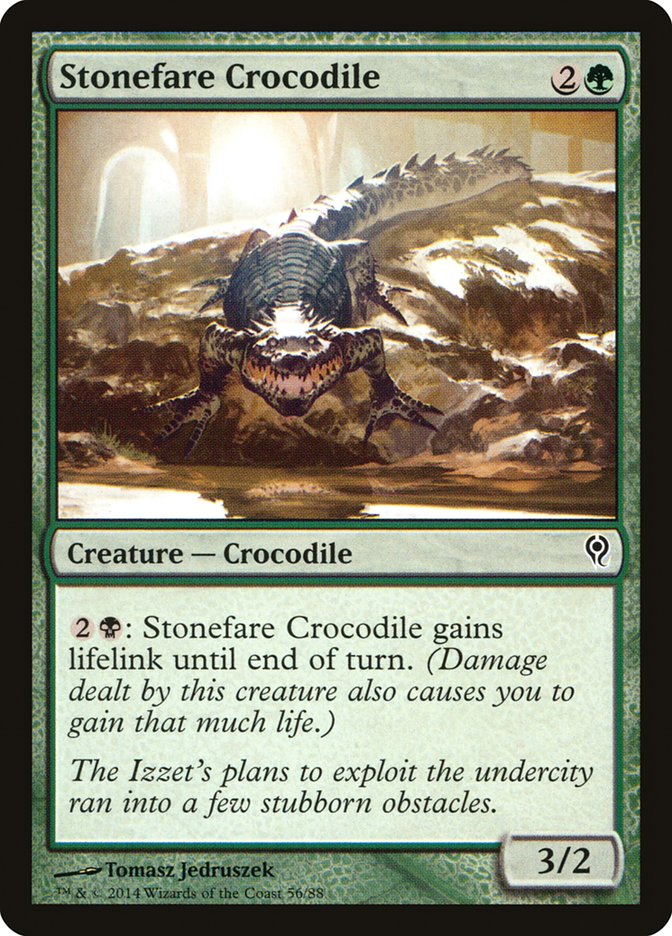 Stonefare Crocodile [Duel Decks: Jace vs. Vraska] | L.A. Mood Comics and Games