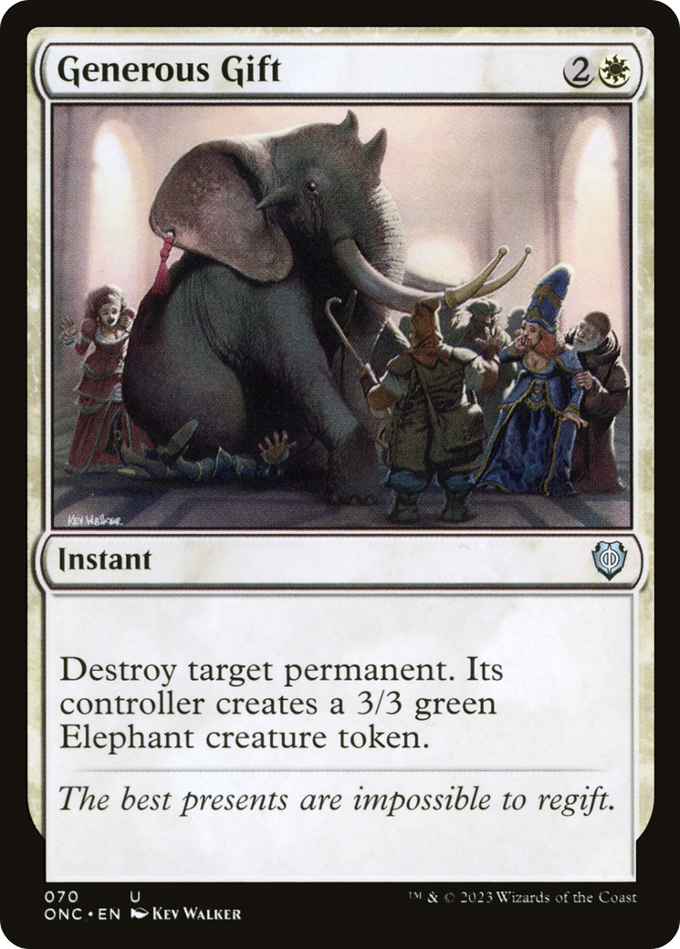 Generous Gift [Phyrexia: All Will Be One Commander] | L.A. Mood Comics and Games