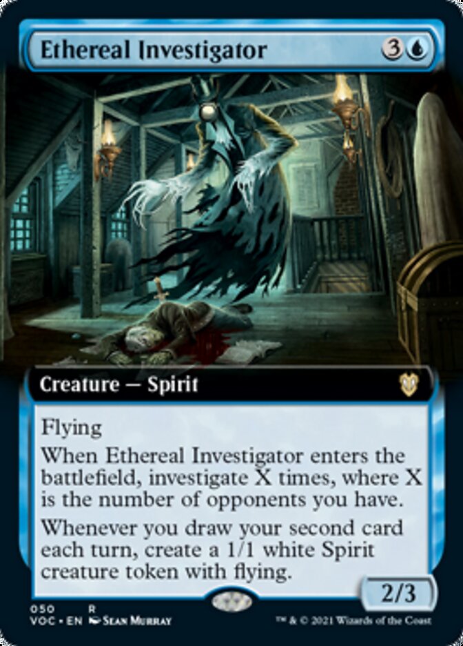 Ethereal Investigator (Extended Art) [Innistrad: Crimson Vow Commander] | L.A. Mood Comics and Games
