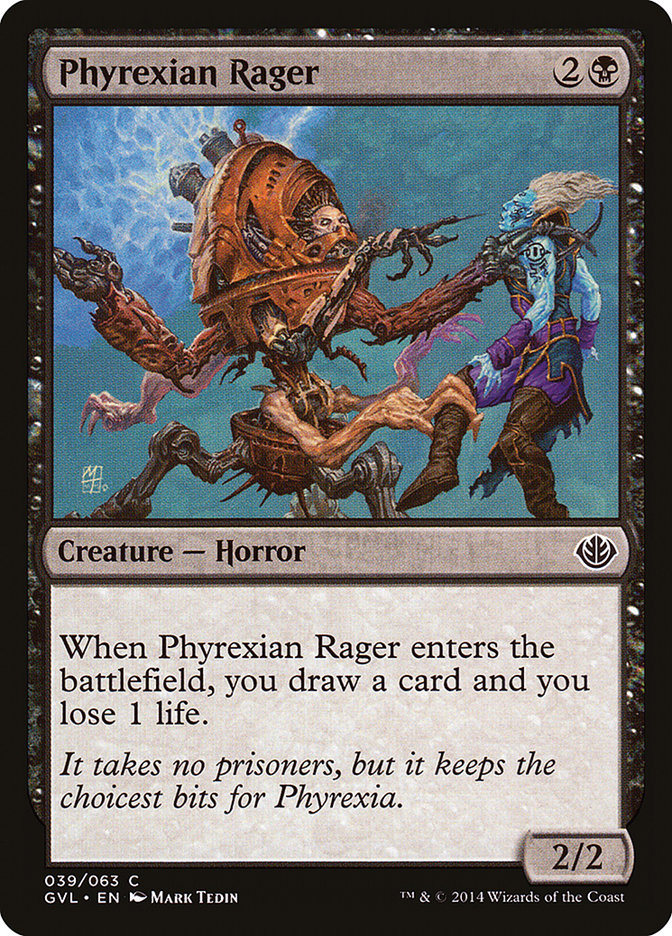 Phyrexian Rager (Garruk vs. Liliana) [Duel Decks Anthology] | L.A. Mood Comics and Games