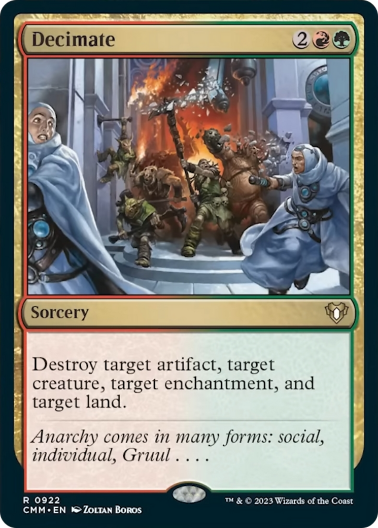 Decimate [Commander Masters] | L.A. Mood Comics and Games