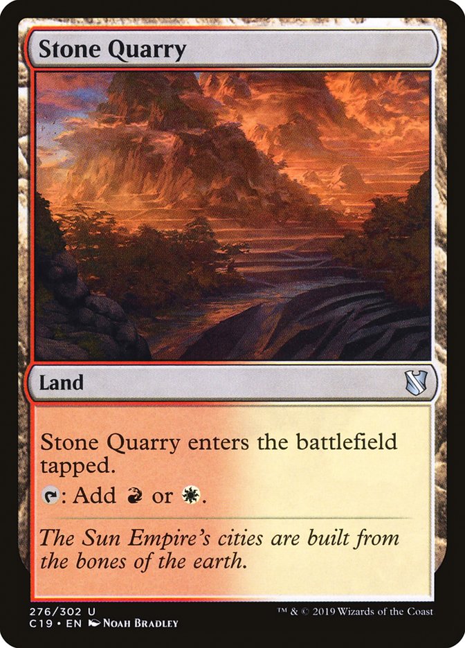 Stone Quarry [Commander 2019] | L.A. Mood Comics and Games