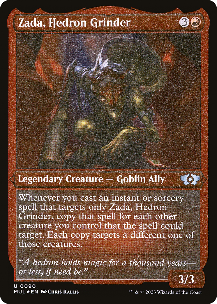 Zada, Hedron Grinder (Foil Etched) [Multiverse Legends] | L.A. Mood Comics and Games