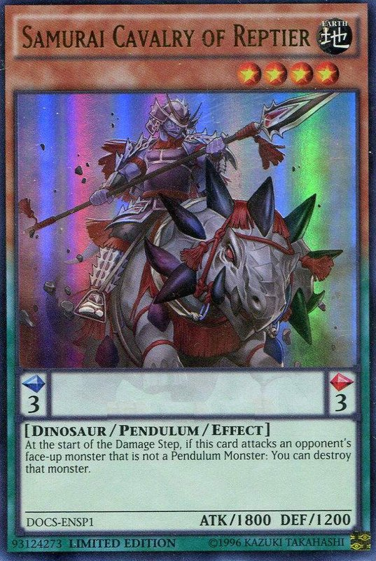 Samurai Cavalry of Reptier (ENSP1) [DOCS-ENSP1] Ultra Rare | L.A. Mood Comics and Games