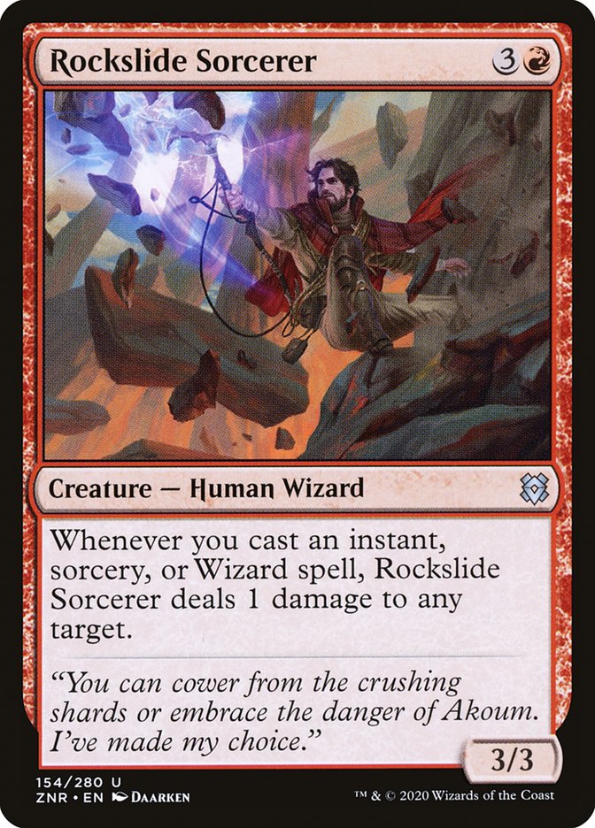 Rockslide Sorcerer [Zendikar Rising] | L.A. Mood Comics and Games