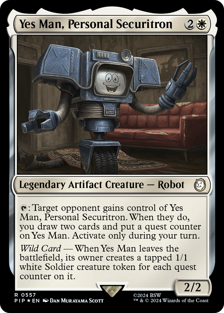 Yes Man, Personal Securitron (Surge Foil) [Fallout] | L.A. Mood Comics and Games