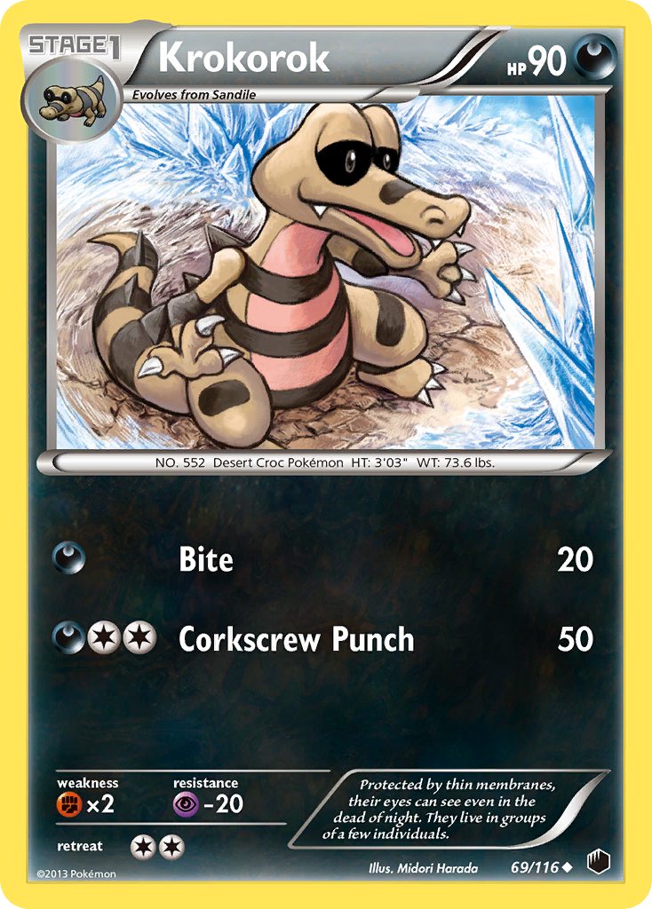 Krokorok (69/116) [Black & White: Plasma Freeze] | L.A. Mood Comics and Games