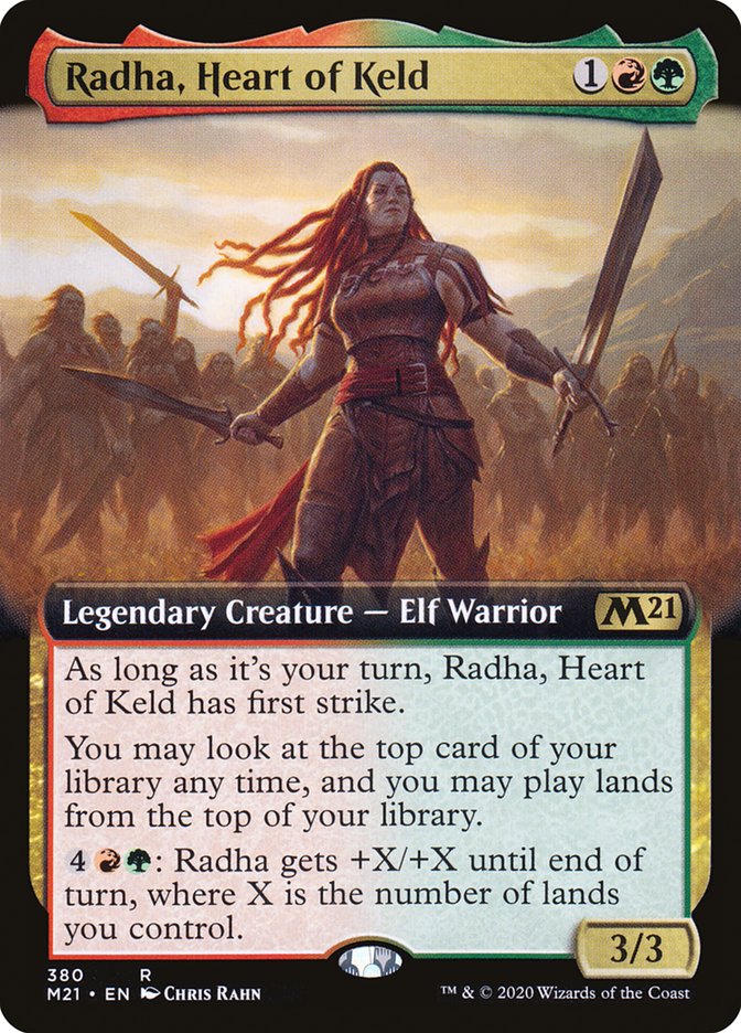 Radha, Heart of Keld (Extended Art) [Core Set 2021] | L.A. Mood Comics and Games