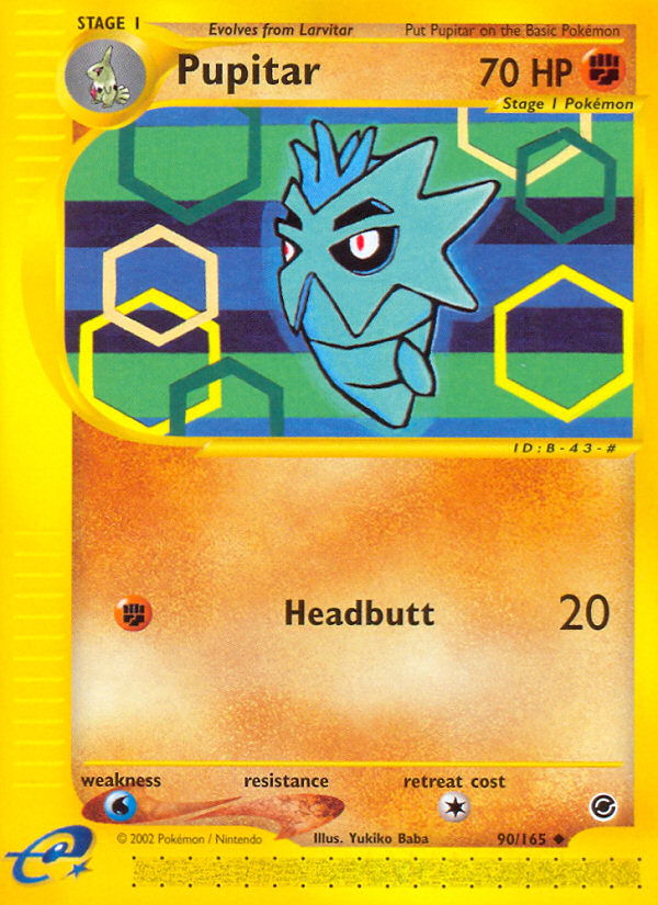 Pupitar (90/165) [Expedition: Base Set] | L.A. Mood Comics and Games