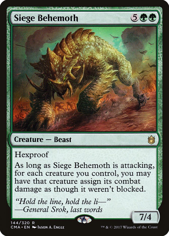 Siege Behemoth [Commander Anthology] | L.A. Mood Comics and Games