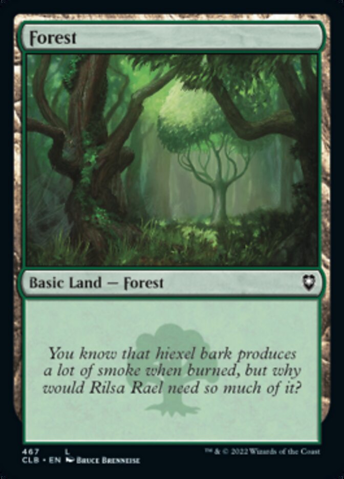 Forest (467) [Commander Legends: Battle for Baldur's Gate] | L.A. Mood Comics and Games