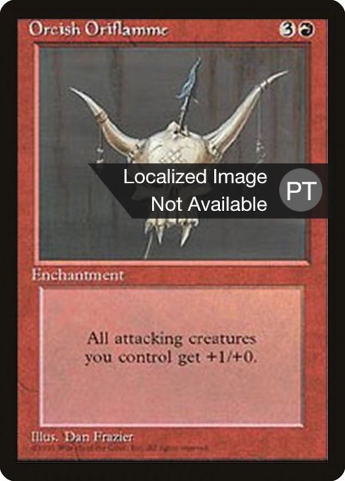 Orcish Oriflamme [Fourth Edition (Foreign Black Border)] | L.A. Mood Comics and Games