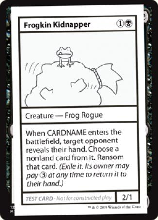 Frogkin Kidnapper (2021 Edition) [Mystery Booster Playtest Cards] | L.A. Mood Comics and Games