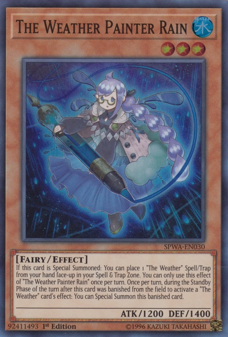 The Weather Painter Rain [SPWA-EN030] Super Rare | L.A. Mood Comics and Games