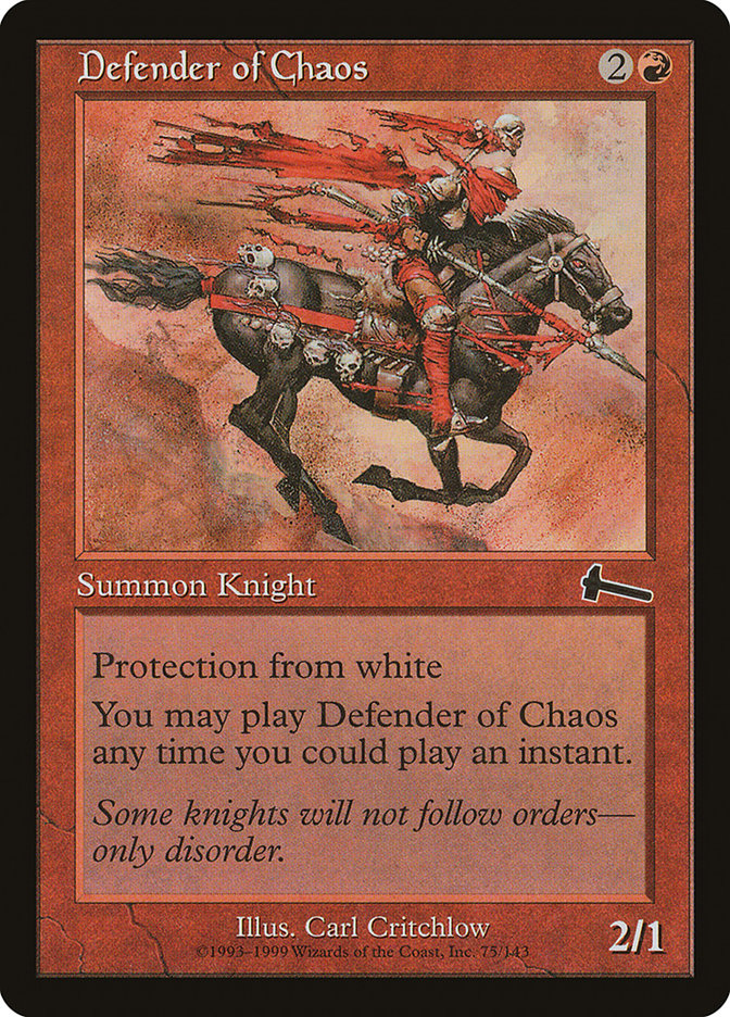 Defender of Chaos [Urza's Legacy] | L.A. Mood Comics and Games