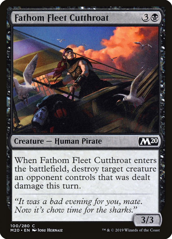 Fathom Fleet Cutthroat [Core Set 2020] | L.A. Mood Comics and Games