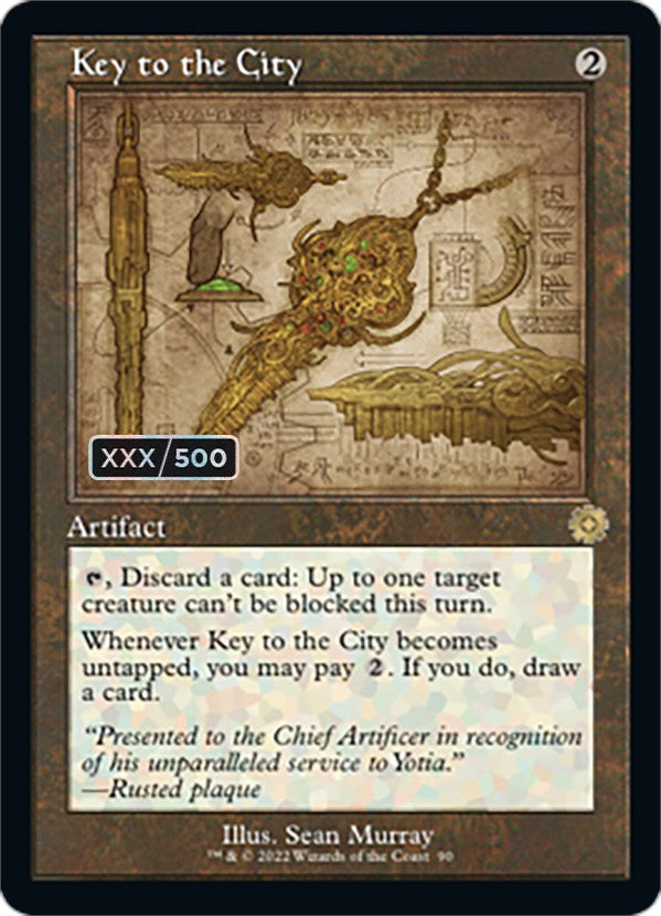 Key to the City (Retro Schematic) (Serialized) [The Brothers' War Retro Artifacts] | L.A. Mood Comics and Games