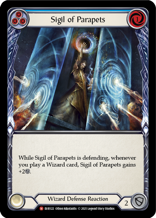 Sigil of Parapets [EVR122] (Everfest)  1st Edition Rainbow Foil | L.A. Mood Comics and Games