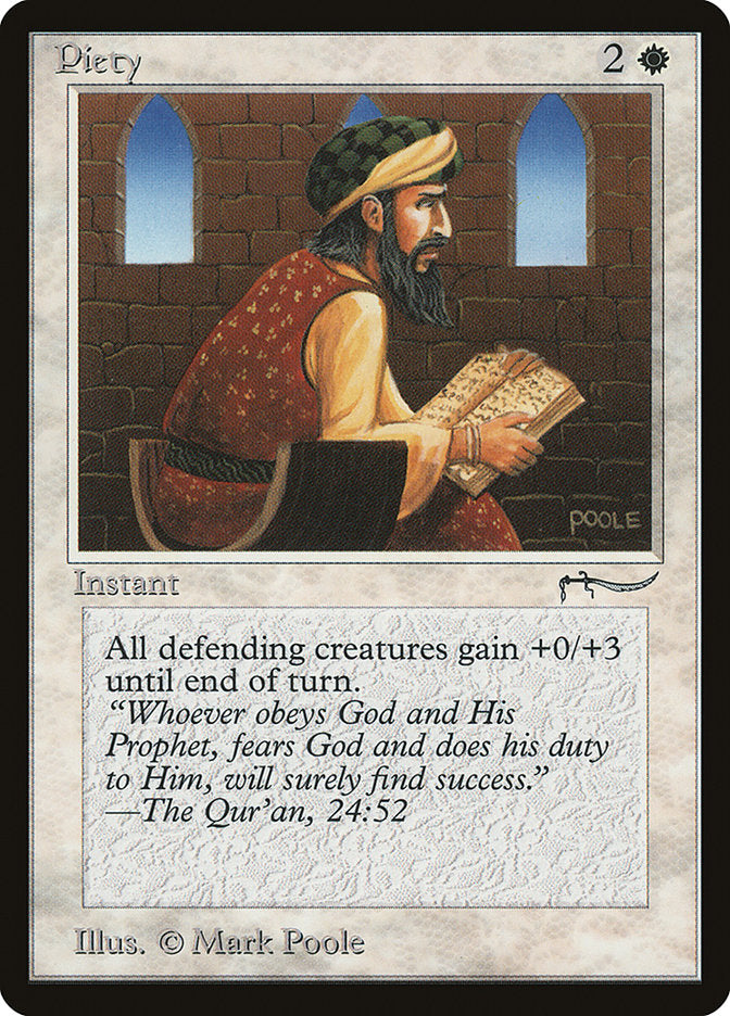 Piety (Light Mana Cost) [Arabian Nights] | L.A. Mood Comics and Games