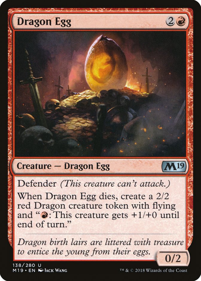 Dragon Egg [Core Set 2019] | L.A. Mood Comics and Games