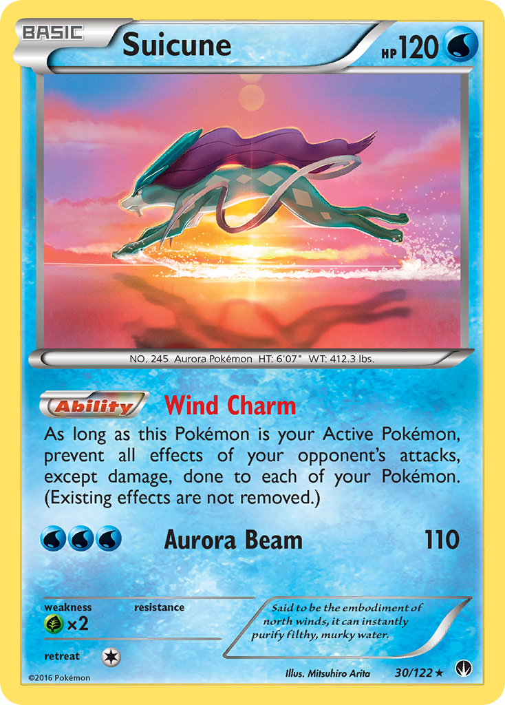Suicune (30/122) [XY: BREAKpoint] | L.A. Mood Comics and Games
