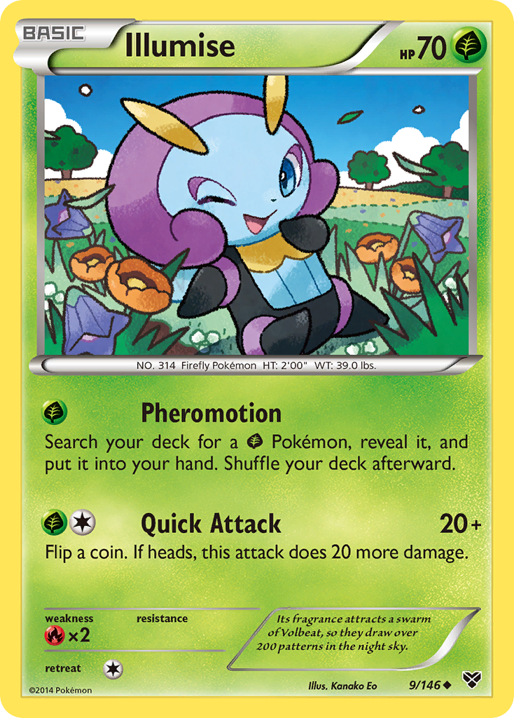 Illumise (9/146) [XY: Base Set] | L.A. Mood Comics and Games