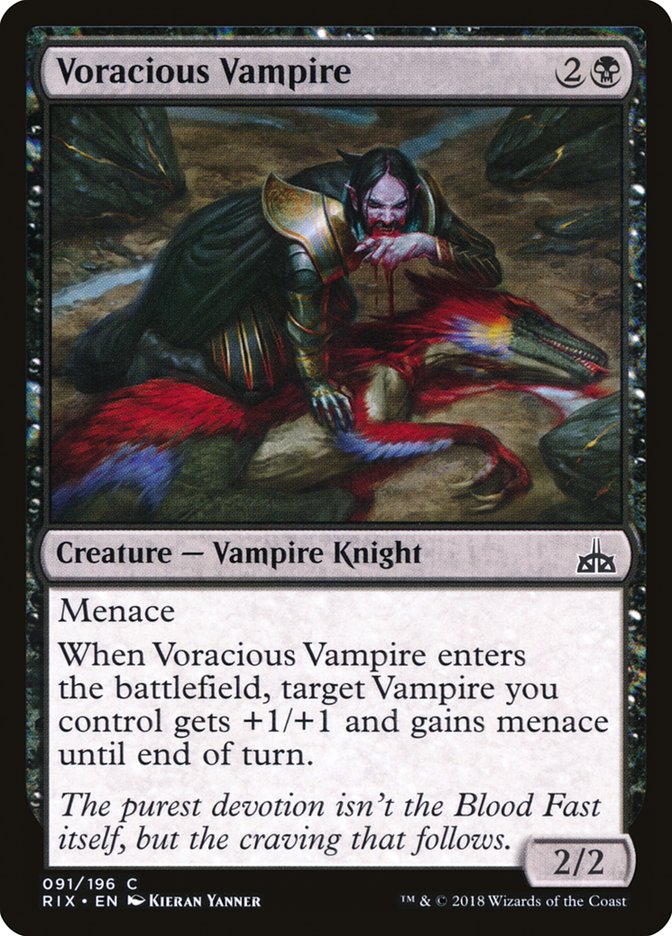 Voracious Vampire [Rivals of Ixalan] | L.A. Mood Comics and Games