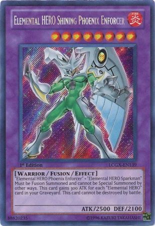 Elemental HERO Shining Phoenix Enforcer [LCGX-EN139] Secret Rare | L.A. Mood Comics and Games