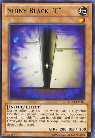 Shiny Black "C" (Green) [DL14-EN007] Rare | L.A. Mood Comics and Games