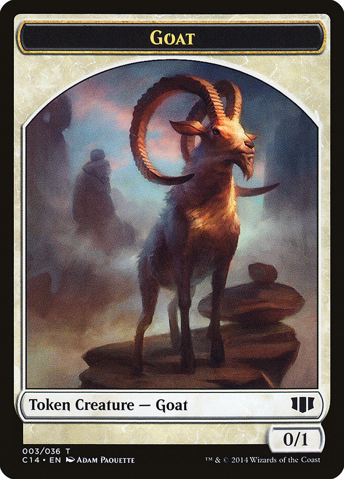 Wurm (032/036) // Goat Double-Sided Token [Commander 2014 Tokens] | L.A. Mood Comics and Games