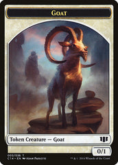Goblin // Goat Double-Sided Token [Commander 2014 Tokens] | L.A. Mood Comics and Games