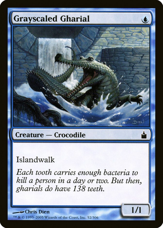 Grayscaled Gharial [Ravnica: City of Guilds] | L.A. Mood Comics and Games