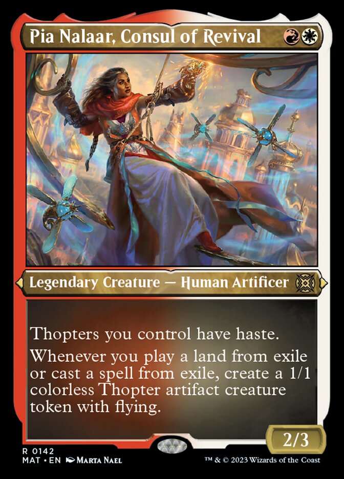 Pia Nalaar, Consul of Revival (Foil Etched) [March of the Machine: The Aftermath] | L.A. Mood Comics and Games
