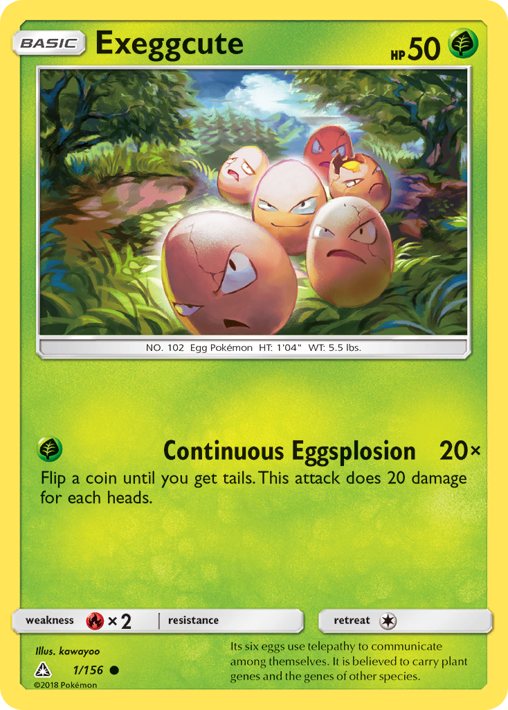 Exeggcute (1/156) [Sun & Moon: Ultra Prism] | L.A. Mood Comics and Games
