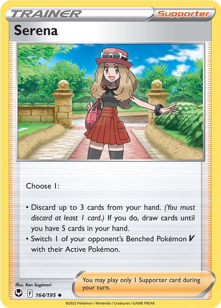 Serena (164/195) [Sword & Shield: Silver Tempest] | L.A. Mood Comics and Games