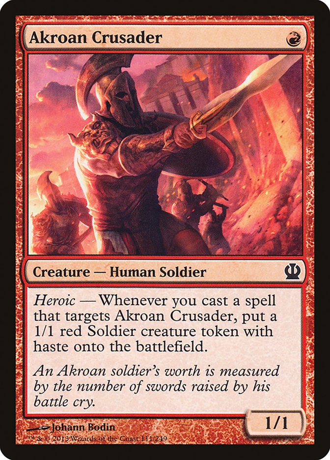 Akroan Crusader [Theros] | L.A. Mood Comics and Games