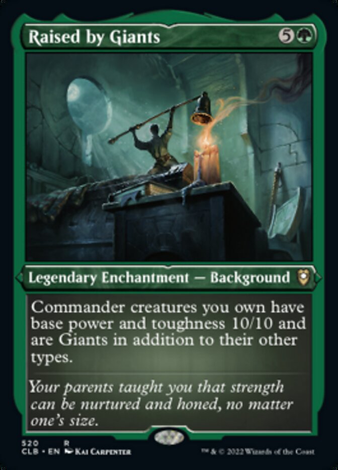 Raised by Giants (Foil Etched) [Commander Legends: Battle for Baldur's Gate] | L.A. Mood Comics and Games