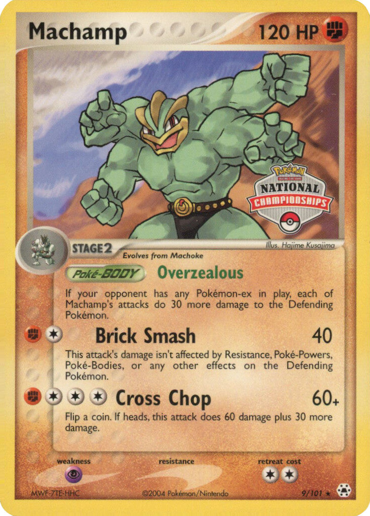 Machamp (9/101) (National Championships Promo) [EX: Hidden Legends] | L.A. Mood Comics and Games