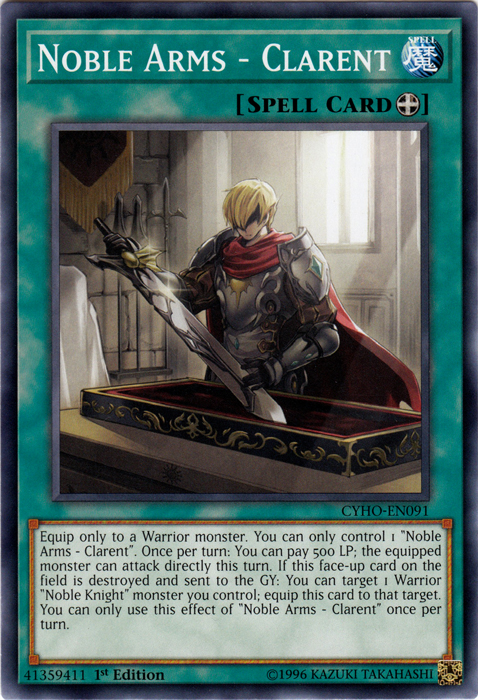 Noble Arms - Clarent [CYHO-EN091] Common | L.A. Mood Comics and Games