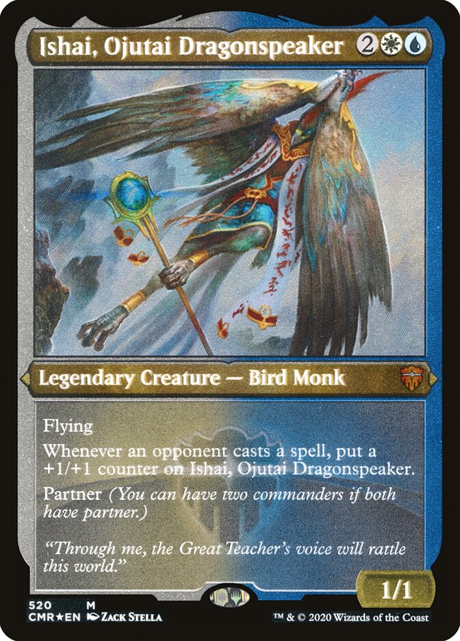 Ishai, Ojutai Dragonspeaker (Etched) [Commander Legends] | L.A. Mood Comics and Games