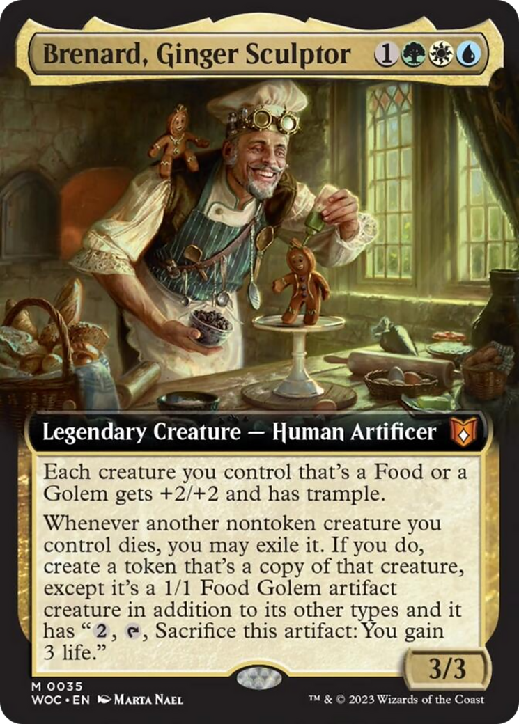 Brenard, Ginger Sculptor (Extended Art) [Wilds of Eldraine Commander] | L.A. Mood Comics and Games