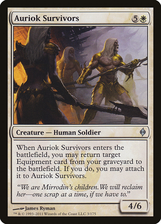 Auriok Survivors [New Phyrexia] | L.A. Mood Comics and Games